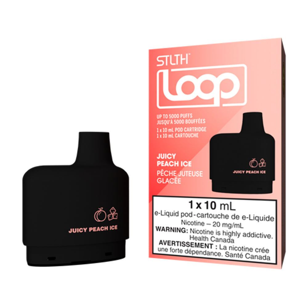 Stlth Loop - Juicy Peach Ice (1x10mL) (6945351335991)