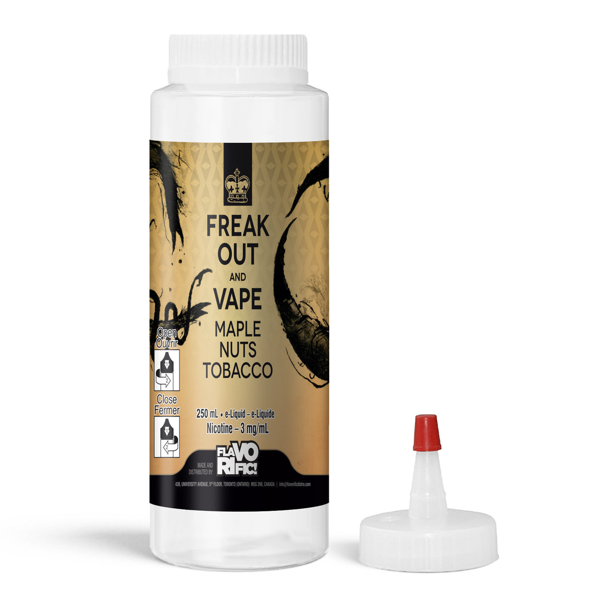 Freak Out And Vape - Maple Nuts Tobacco  (250mL) (6871847829559)