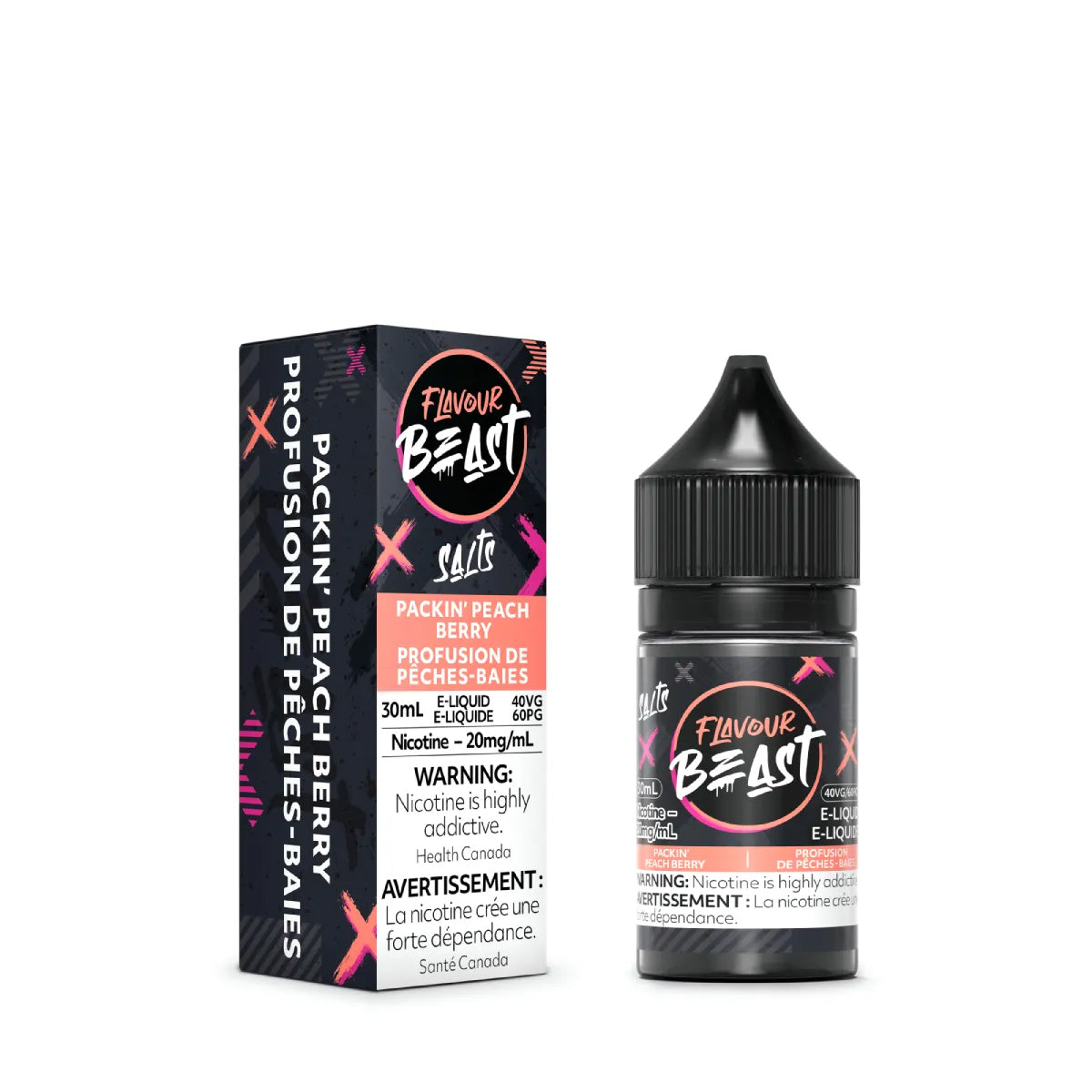 Flavour Beast Salt - Peach Berry (30mL) (6985820012599)