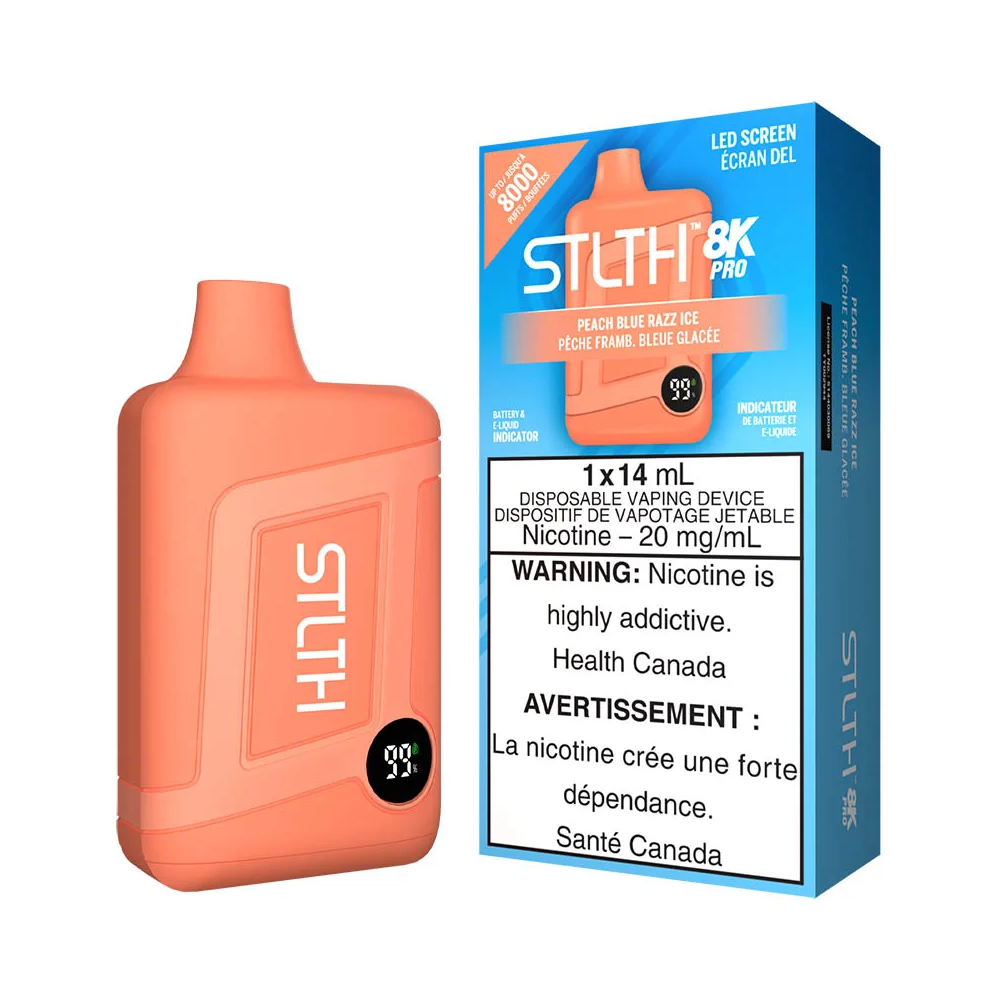 STLTH 8k Pro - Peach Blue Razz Ice (14mL) (6865417240631)