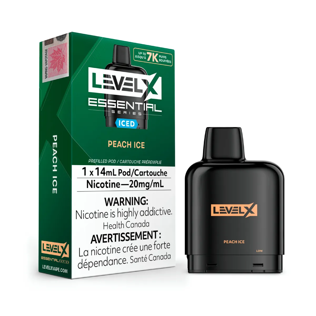 Level X Essential - Peach Ice (14mL) (6921450684471)