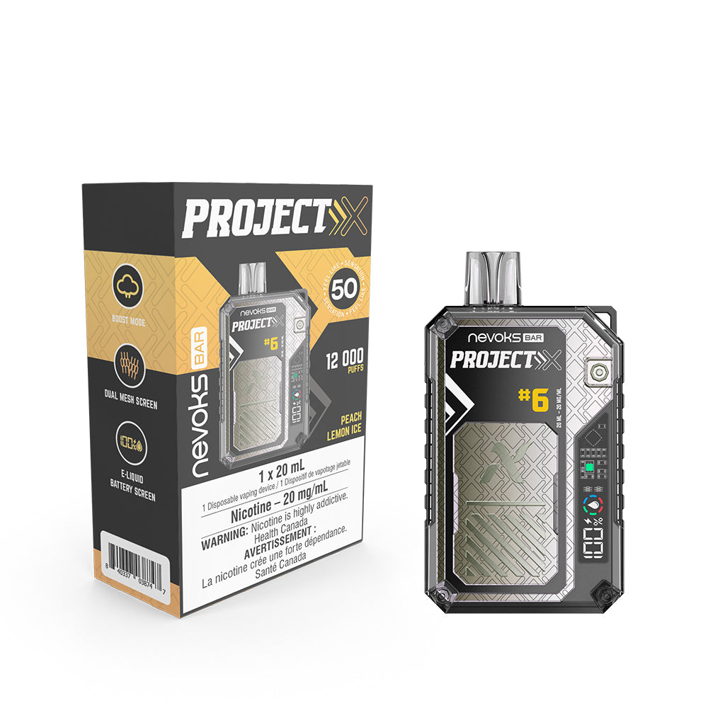Project X v2 - Peach Lemon Ice (20mL) (6933852979255)