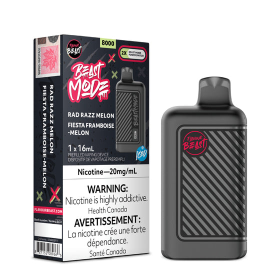 Flavour Beast Mode 8k - Rad Razz Melon (16mL) (6892921716791)