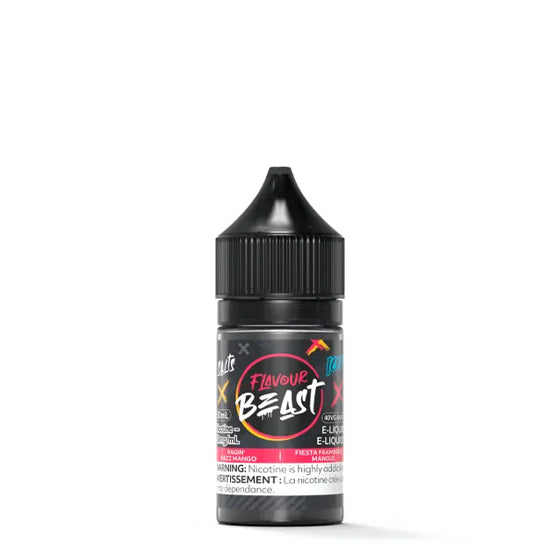 Flavour Beast Salt - Ragin' Razz Mango Iced (30mL) (6875958181943)