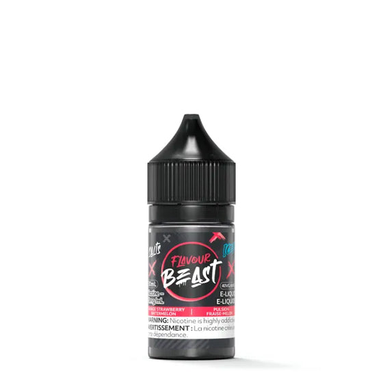 Flavour Beast Salt - Savage Strawberry Watermelon Iced (30mL) (6875958345783)