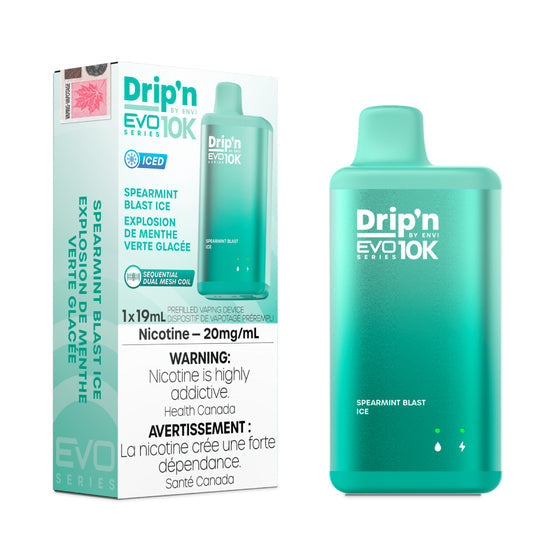 Envi Drip'n EVO 10k -  Spearmint Blast Ice (19mL) (6903031988279)