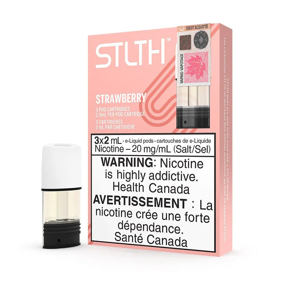 STLTH Pods - Strawberry (3x2mL) (6971325382711)