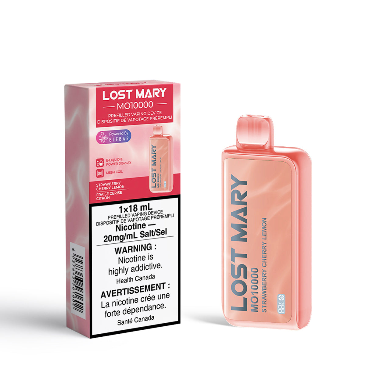 Lost Mary Mo10000 - Strawberry Cherry Lemon (18mL) (6921722167351)