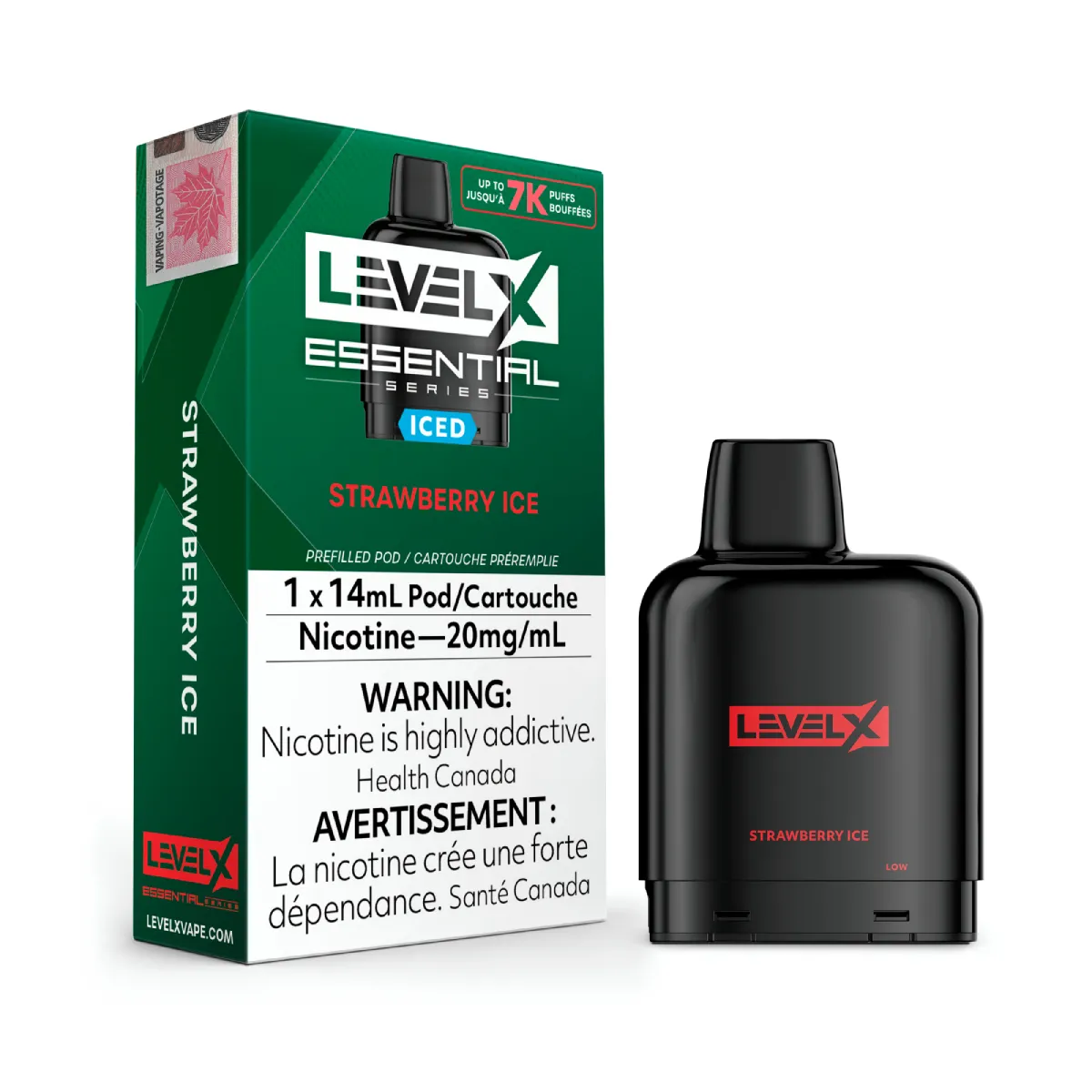 Level X Essential - Strawberry Ice (14mL) (6921450750007)