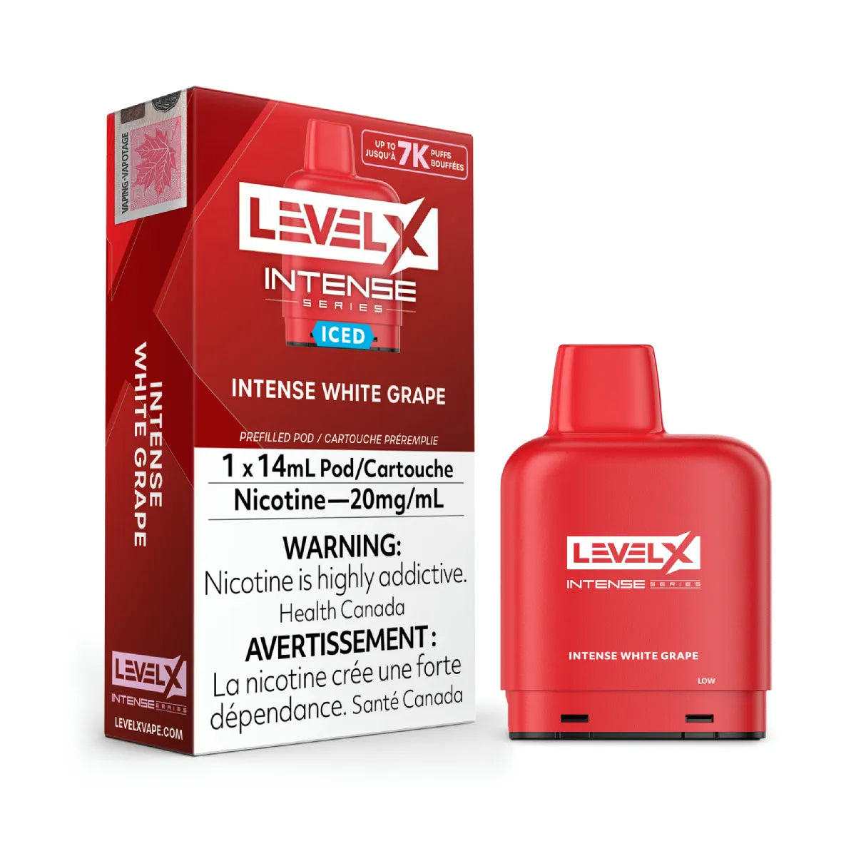 Level X Intense - White Grape Ice (14mL) (6934869934135)