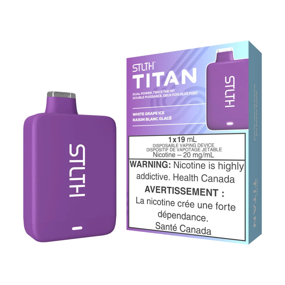 Stlth Titan - White Grape Ice (19mL) (6891654807607)