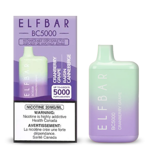 Elf Bar BC5000 - Cranberry Grape (13mL) (6685557325879)