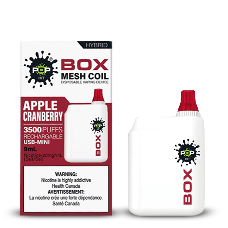 Pop Hit Box - Apple Cranberry (9mL) (6685975445559)