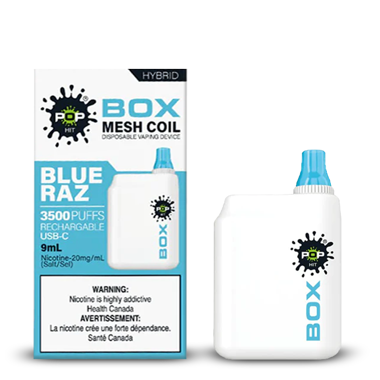 Pop Hit Box - Blue Razz (9mL) (6685974659127)