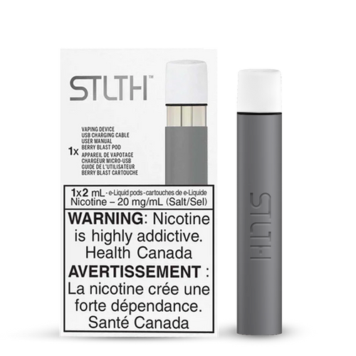 STLTH Starter Kit - Black (420mAh) Berry Blast (2mL) (6676470628407)