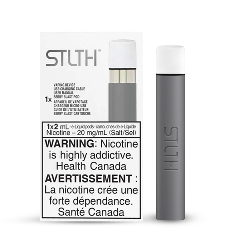 STLTH Starter Kit - Black (420mAh) Berry Blast (2mL) (6676470628407)
