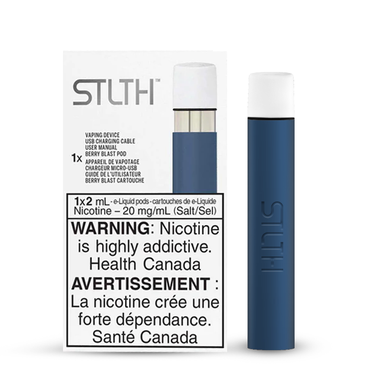 STLTH Starter Kit - Black (420mAh) Berry Blast (2mL) (6676470628407)