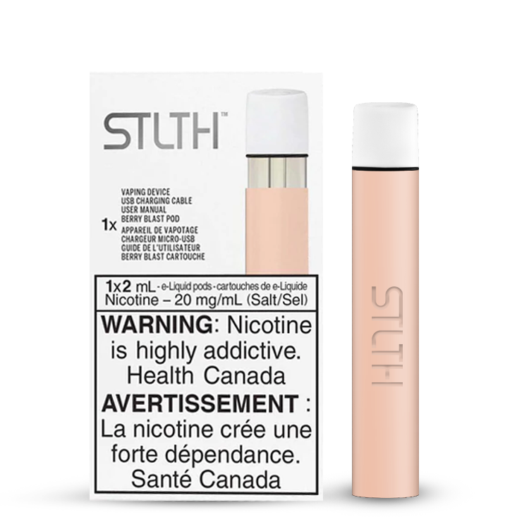 STLTH Starter Kit - Black (420mAh) Berry Blast (2mL) (6676470628407)