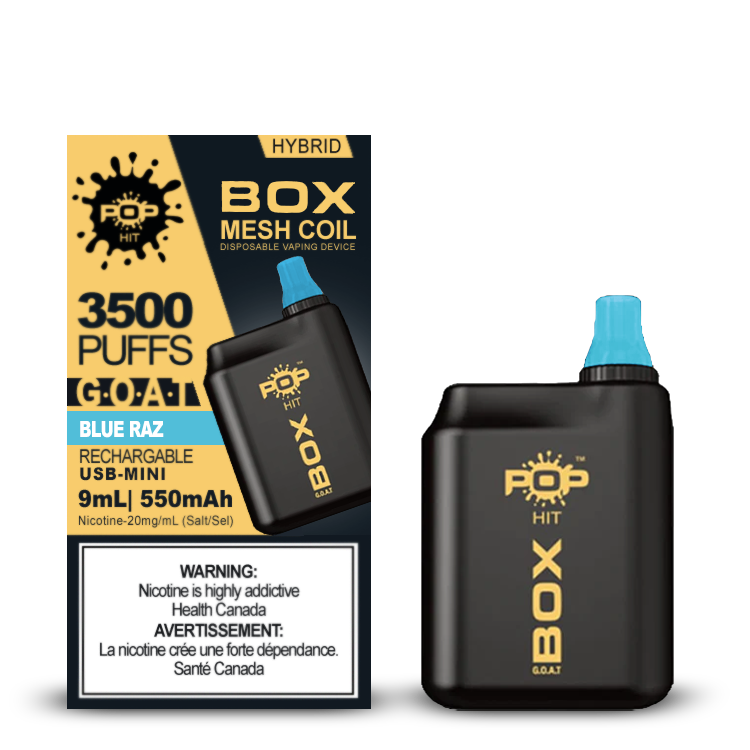 Pop Hit Box 3500 G.O.A.T - Blue Raz (9mL) (6706051776567)