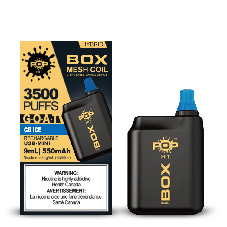 Pop Hit Box 3500 G.O.A.T - GB Ice (9mL) (6706052169783)