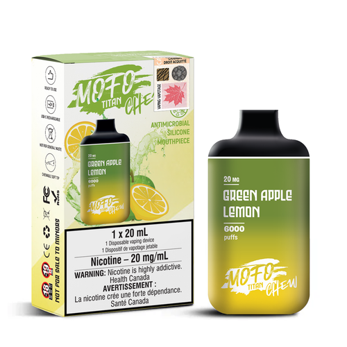 Mofo Titan - Green Apple Lemon (20mL) (6768225583159)