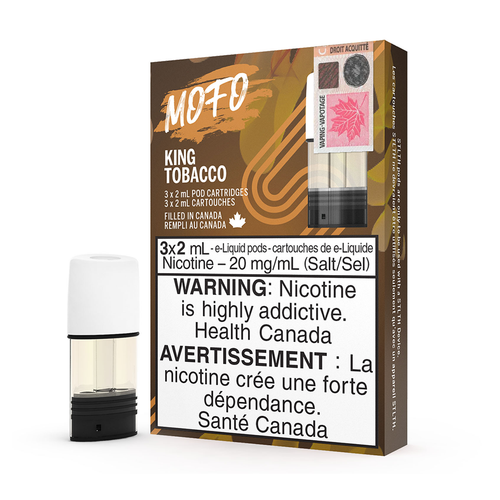 Mofo STLTH Pods - King Tobacco (3x2mL) (6641536204855)