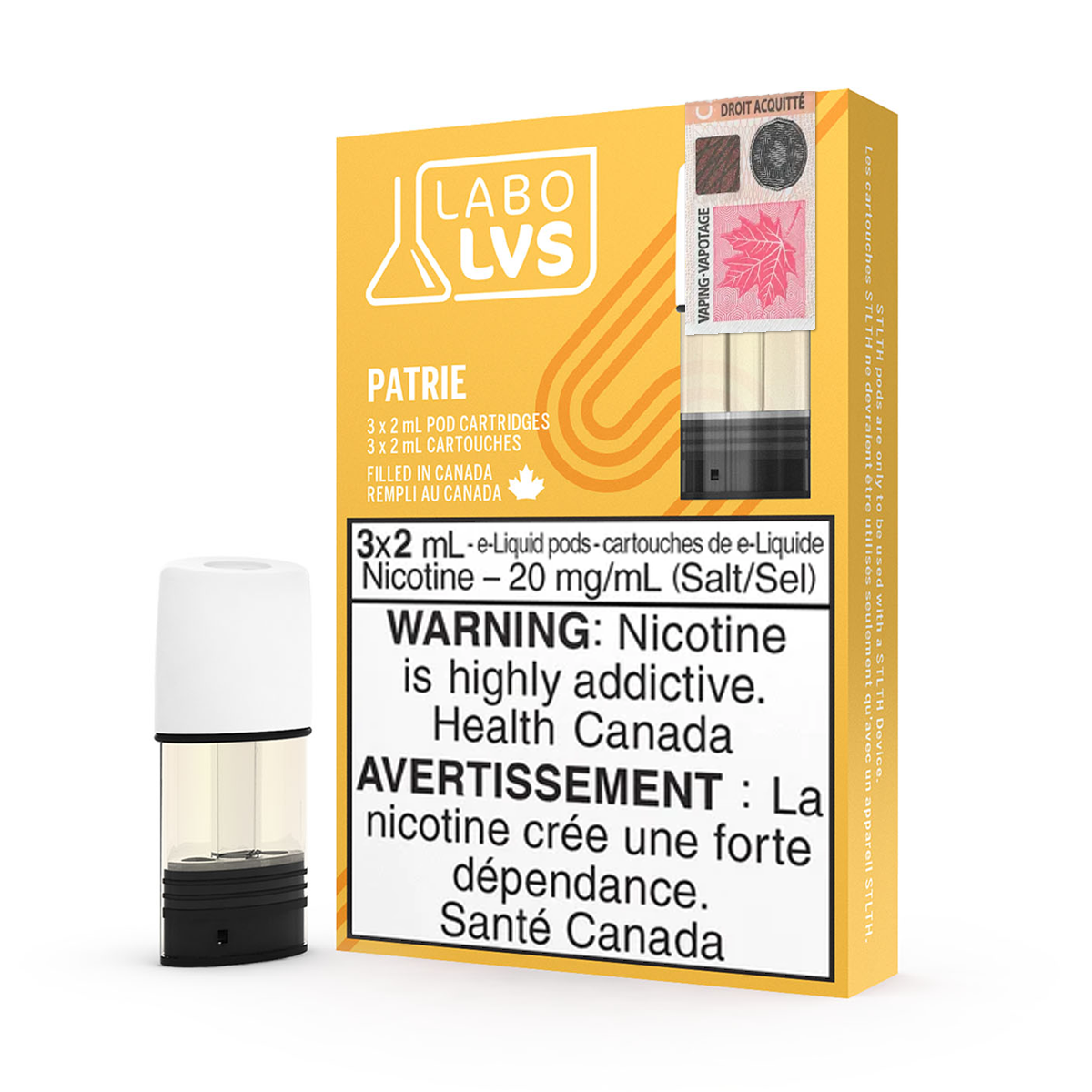 Labo Lvs STLTH Pods - Patrie (3x2mL) (6619810660407)