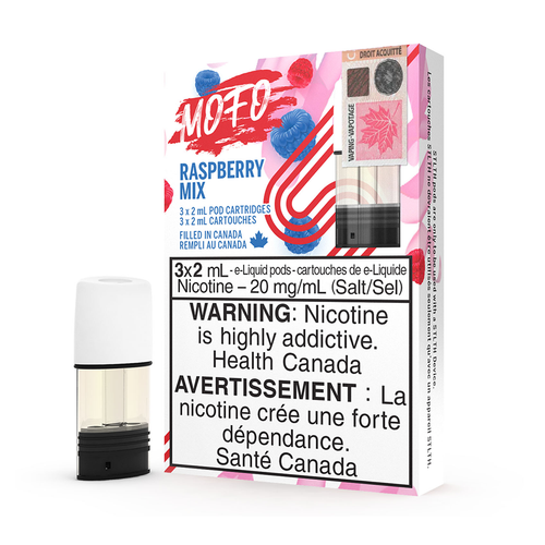 Mofo STLTH Pods - Raspberry Mix (3x2mL) (6641536958519)