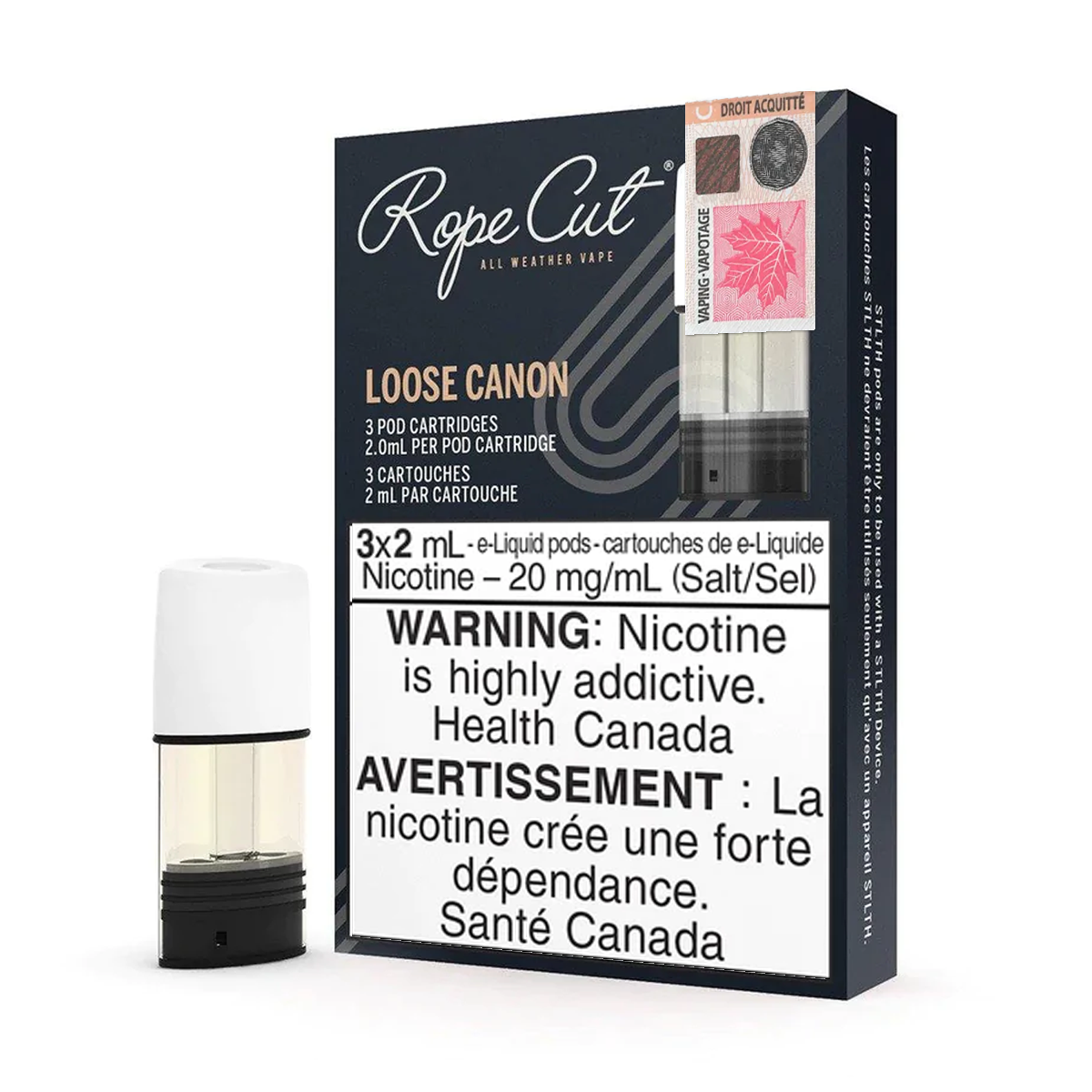 Rope Cut STLTH Pods - Loose Canon (3x2mL) (6619810267191)