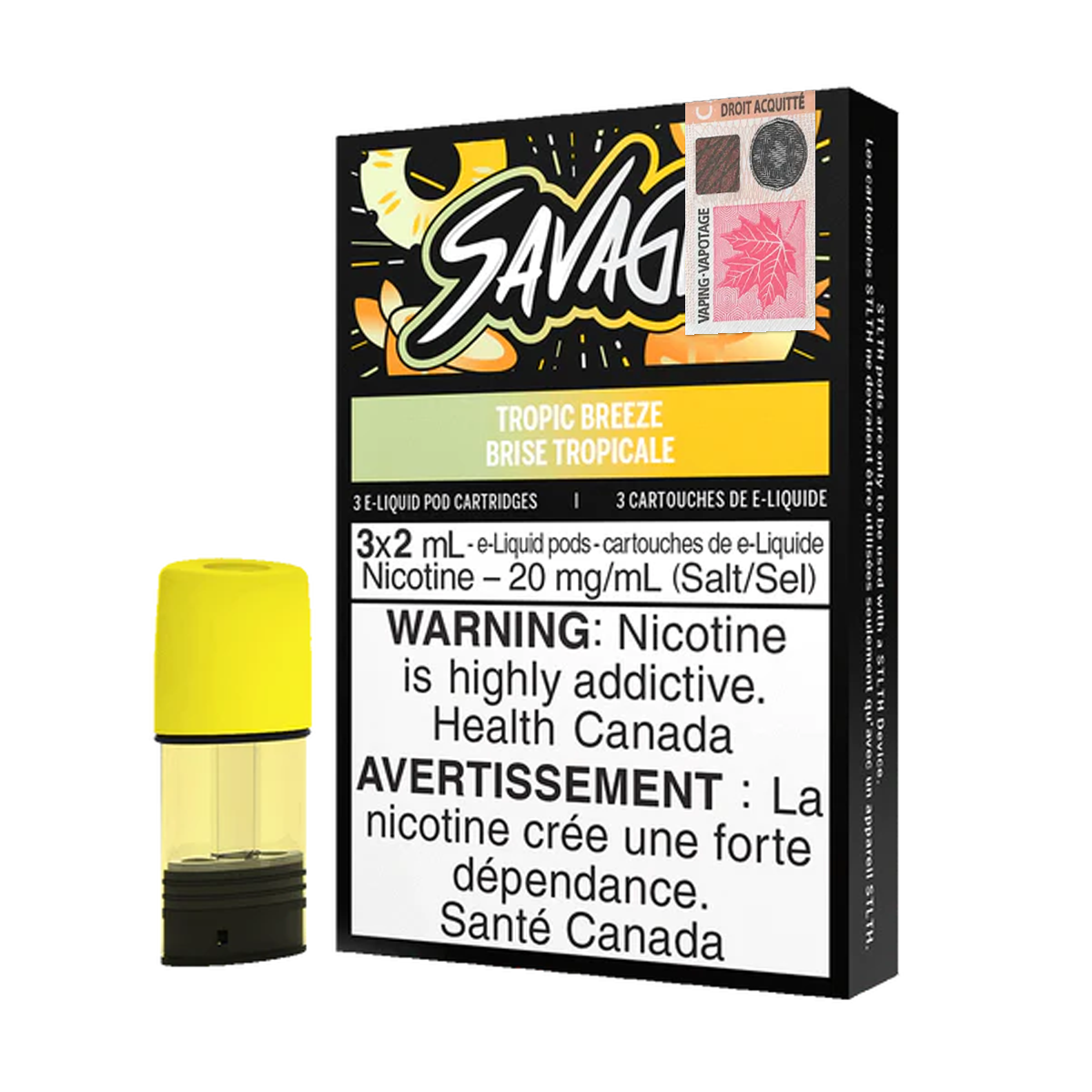 Savage STLTH Pods - Tropic Breeze (3x2mL) (6556836986935)