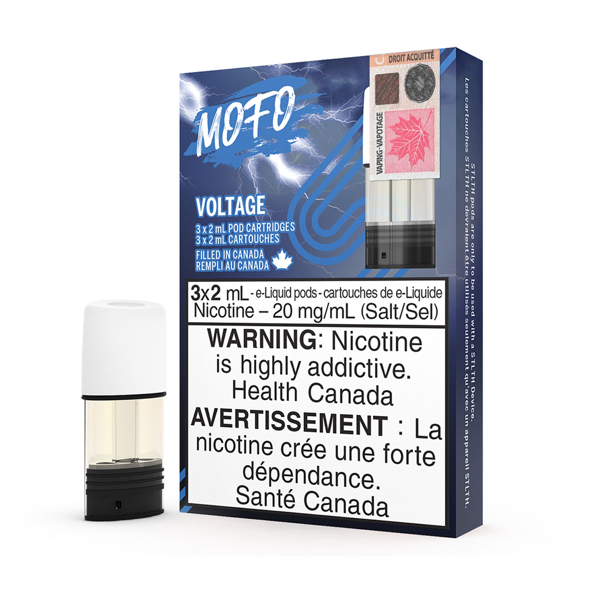 Mofo STLTH Pods - Voltage (3x2mL) (6597142675511)